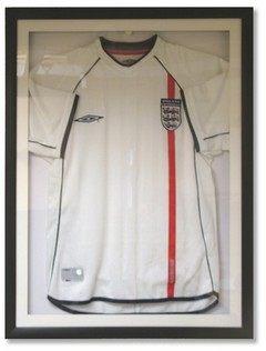 England sport shirt football frame.